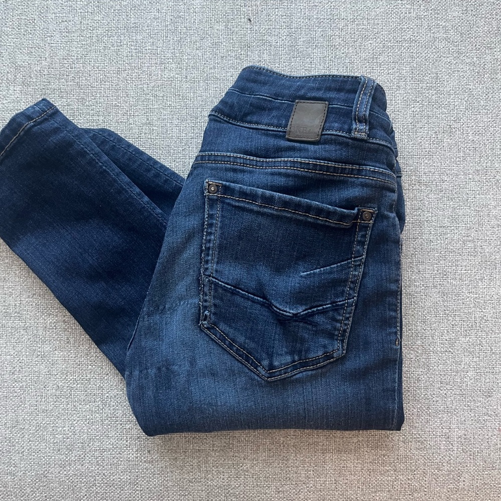 BKE Women's Skinny Jeans - Dark Blue